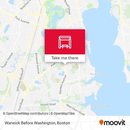 Warwick Before Washington map