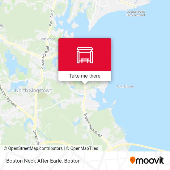 Boston Neck After Earle map