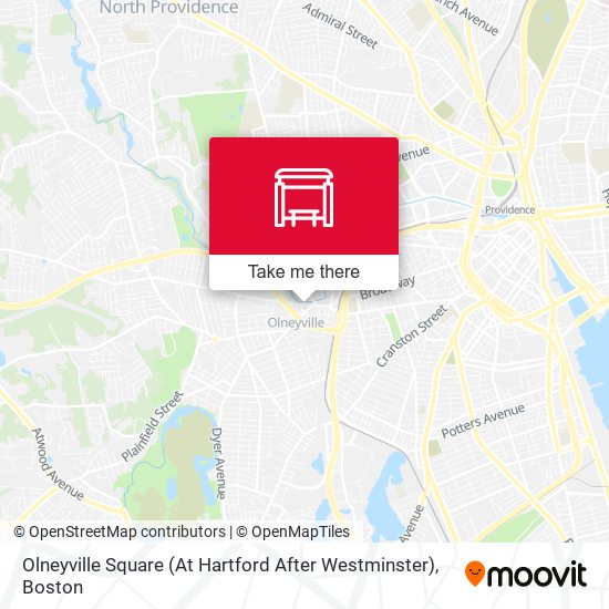 Mapa de Olneyville Square (At Hartford After Westminster)