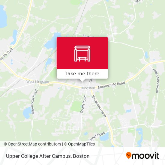 Upper College After Campus map