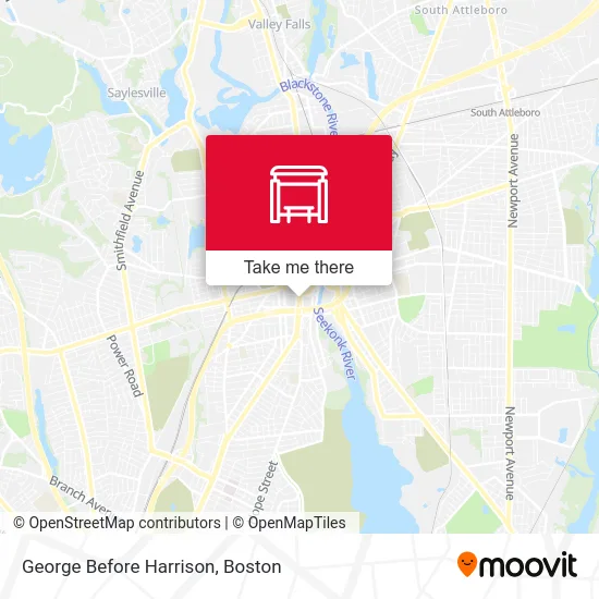 George Before Harrison map