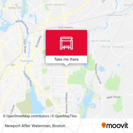 Newport After Waterman map