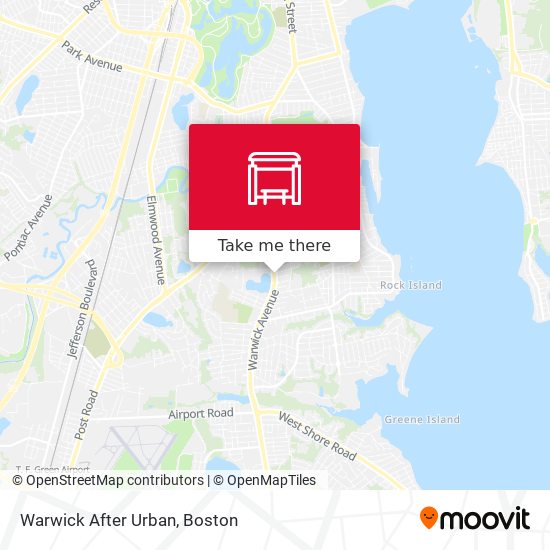 Mapa de Warwick After Urban