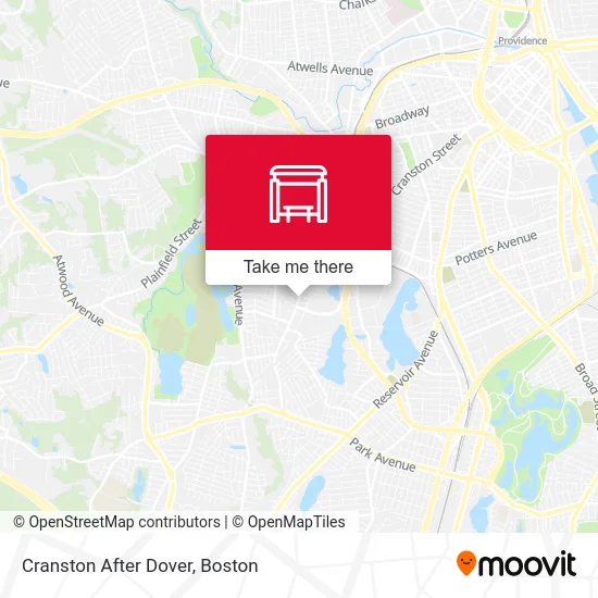 Cranston After Dover map