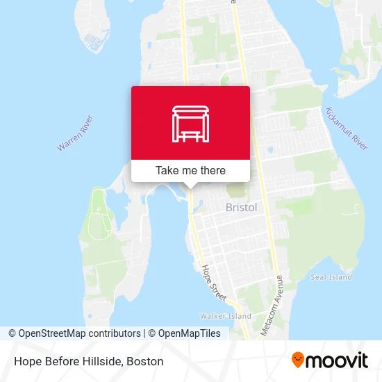 Hope Before Hillside map