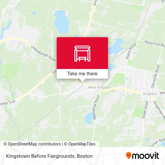 Kingstown Before Fairgrounds map