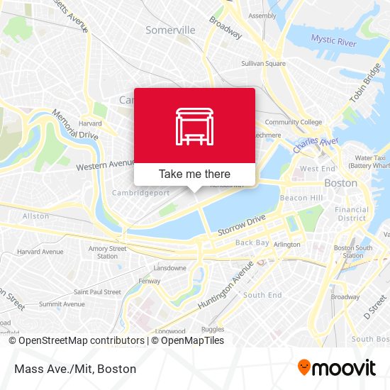Mapa de Mass Ave./Mit