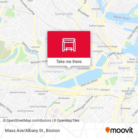 Mapa de Mass Ave/Albany St.