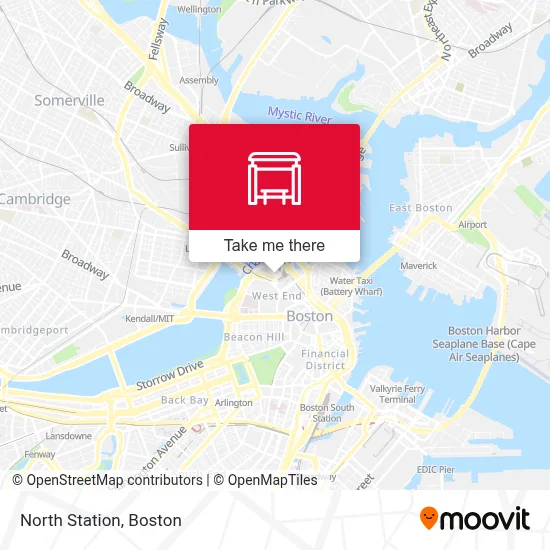 North Station map