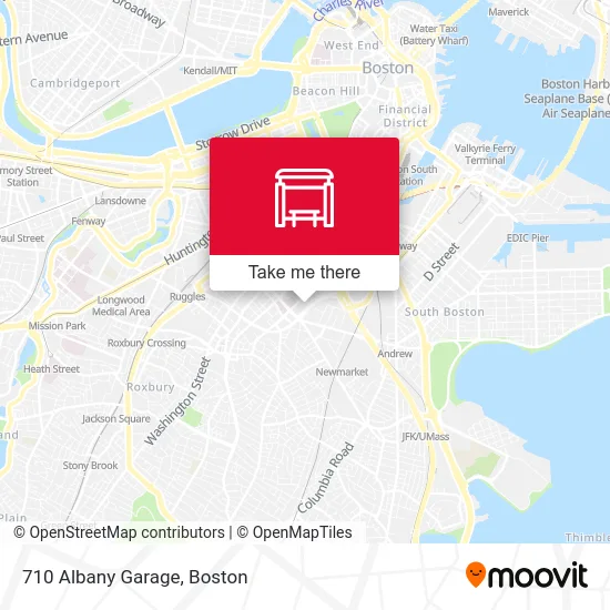 710 Albany Garage map