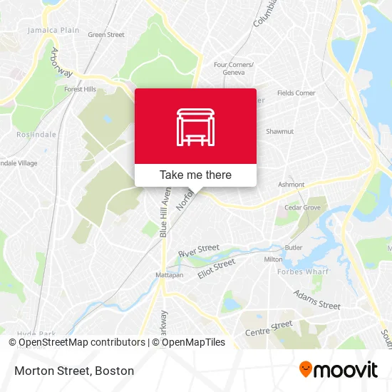 Morton Street map