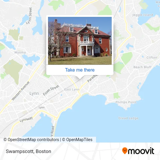 Mapa de Swampscott
