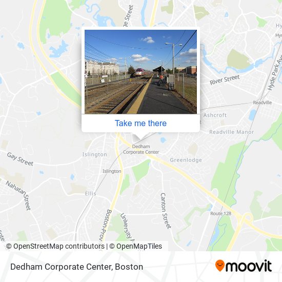 Dedham Corporate Center map