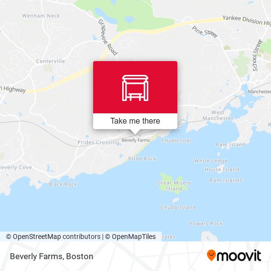 Mapa de Beverly Farms