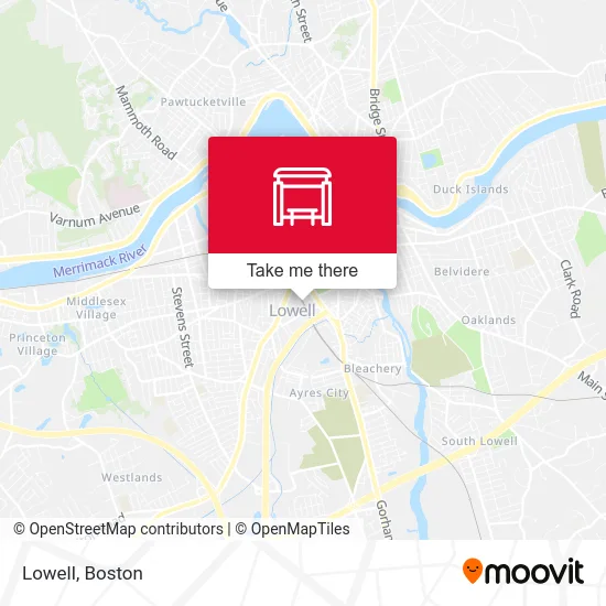 Lowell map