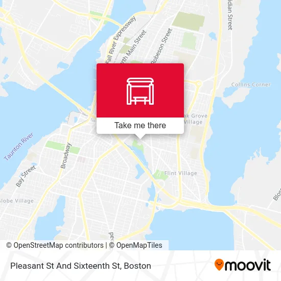 Pleasant St And Sixteenth St map