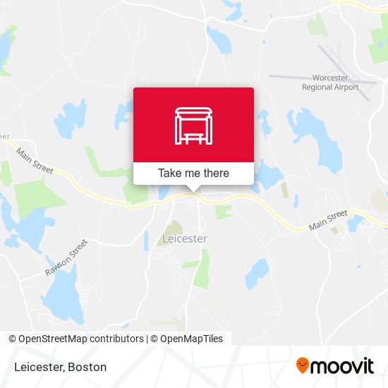 Mapa de Leicester