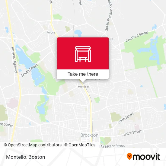 Mapa de Montello