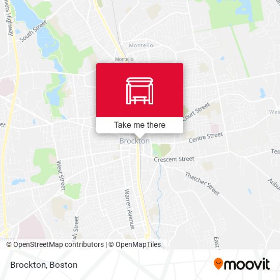 Brockton map