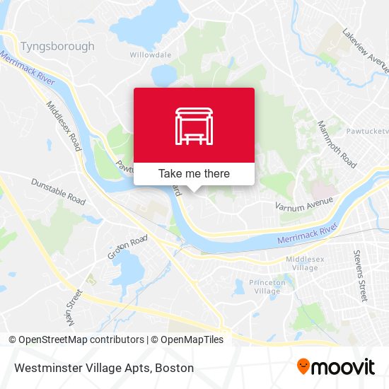 Westminster Village Apts map