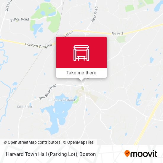 Harvard Town Hall (Parking Lot) map