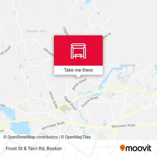 Frost St & Terri Rd map