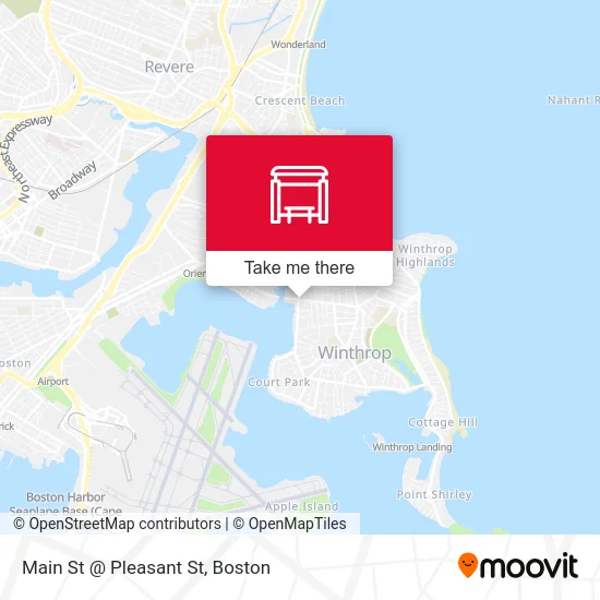 Main St @ Pleasant St map