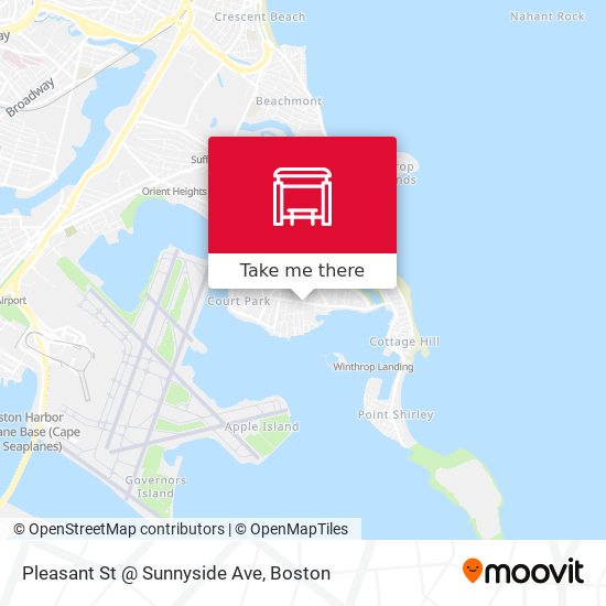 Pleasant St @ Sunnyside Ave map