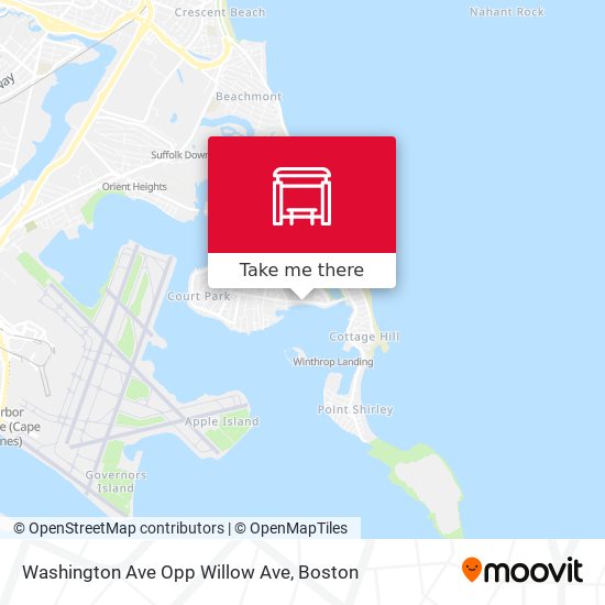 Washington Ave Opp Willow Ave map