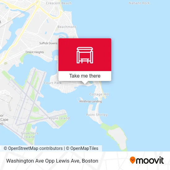 Mapa de Washington Ave Opp Lewis Ave