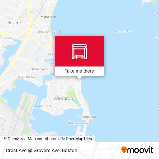 Crest Ave @ Grovers Ave map