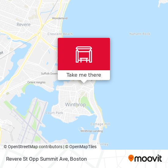 Revere St Opp Summit Ave map