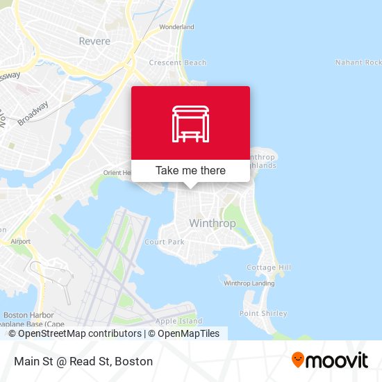 Main St @ Read St map