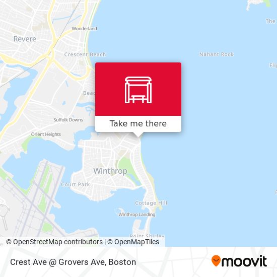 Mapa de Crest Ave @ Grovers Ave