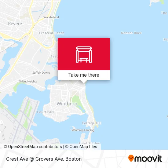 Crest Ave @ Grovers Ave map