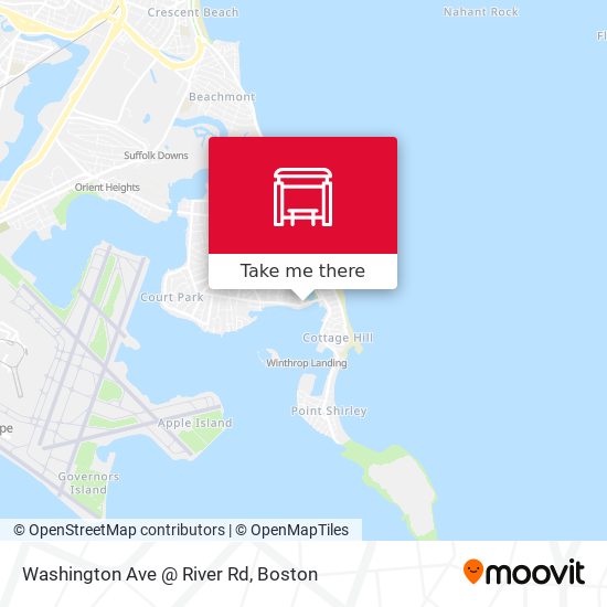 Washington Ave @ River Rd map