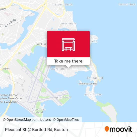 Mapa de Pleasant St @ Bartlett Rd