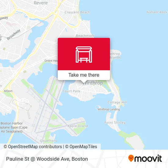 Pauline St @ Woodside Ave map