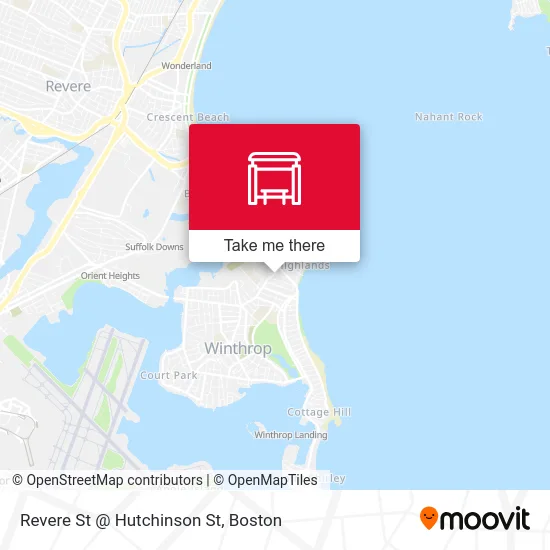 Revere St @ Hutchinson St map