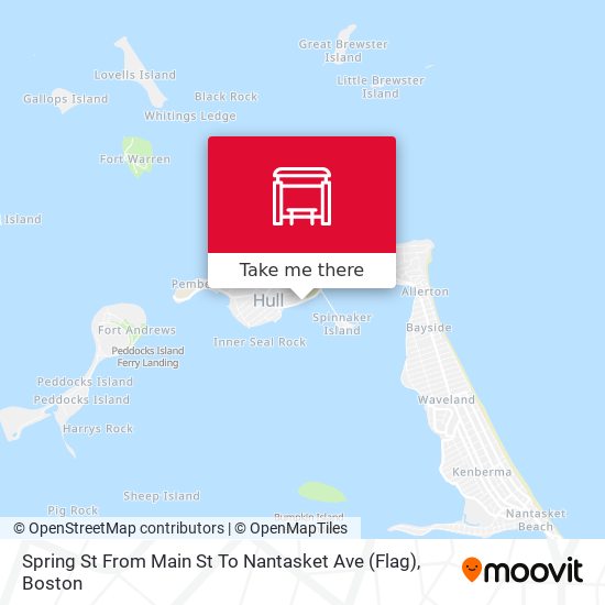 Spring St From Main St To Nantasket Ave (Flag) map