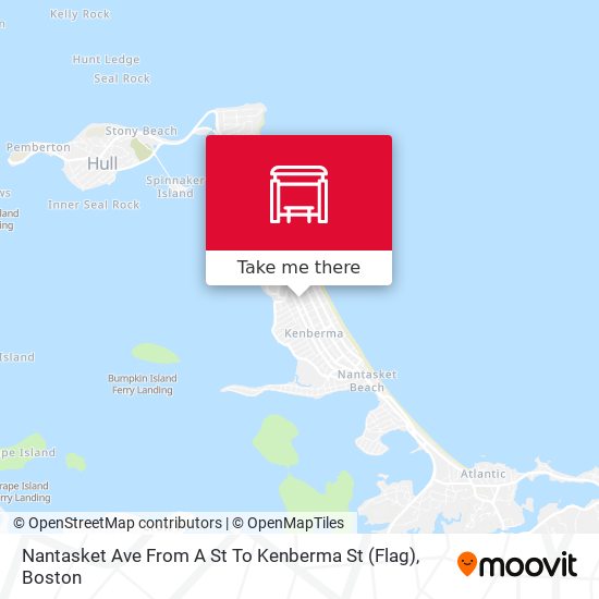 Nantasket Ave From A St To Kenberma St (Flag) map