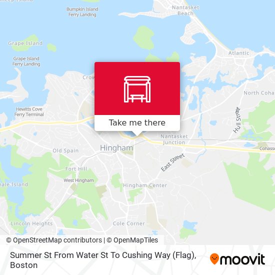 Summer St From Water St To Cushing Way (Flag) map