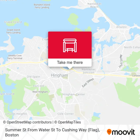 Summer St From Water St To Cushing Way (Flag) map
