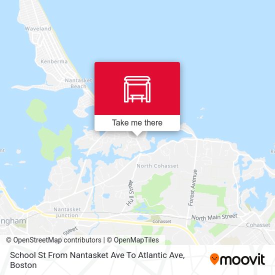Mapa de School St From Nantasket Ave To Atlantic Ave