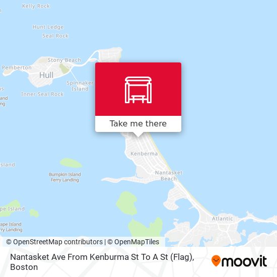 Nantasket Ave From Kenburma St To A St (Flag) map
