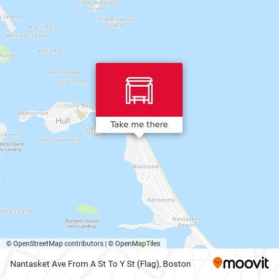 Nantasket Ave From A St To Y St (Flag) map