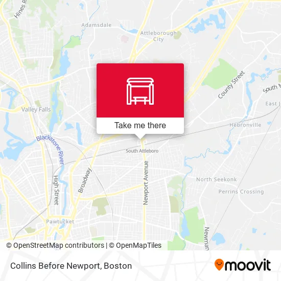 Collins Before Newport map