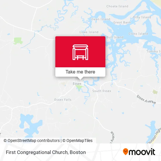 First Congregational Church map