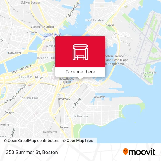 350 Summer St map