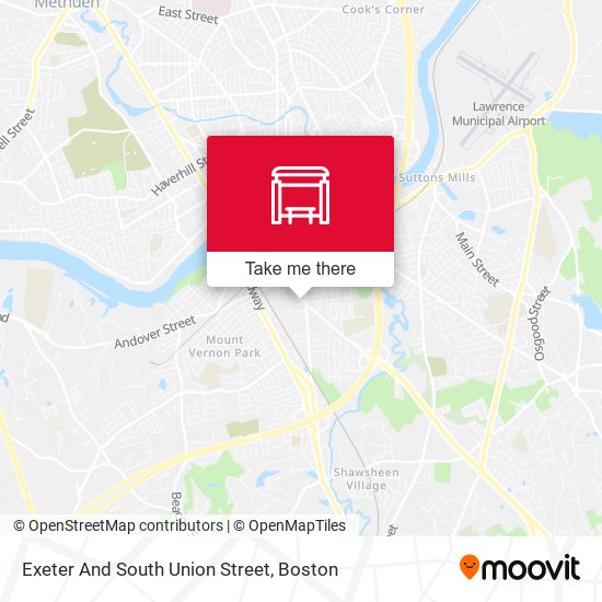 Mapa de Exeter And South Union Street